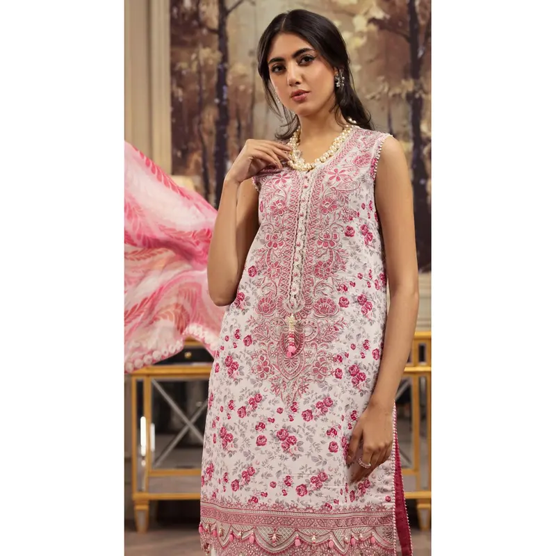 Anaya 3 Piece Unstitched Digital Printed Lawn Suit - AL23-15-SAHAR 1