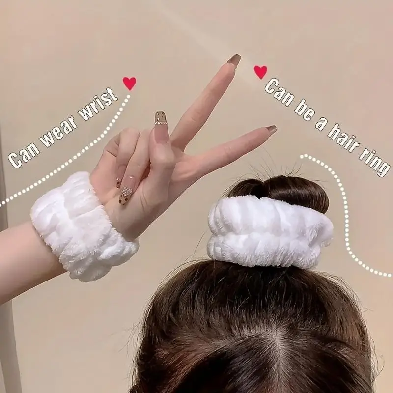 (Gift 3)2pcs Face Washing Wrist With Magic Device To Absorb Water To The Cuff Exercise Sweat Wiping Bracelet Sweat Absorbing Sleeve To Wash And Moisture-proof Sleeve To Protect Wrist 4