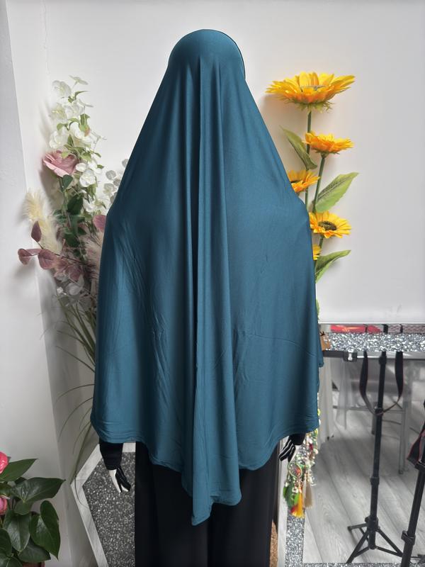 Soft Cotton-Viscose Ready-Made Hijab for Women | Comfortable Modest Wear Headscarf with Full Coverage in 10 Colors | Perfect for Daily Use, Prayer, and Islamic Fashion 2