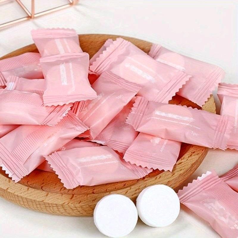 10 Pieces Portable Mini Disposable Compressed Towels for Travel, Camping and Home - Soft and Expandable Wipes - Easy to Carry - Space Saving Pack Set Traditional 8