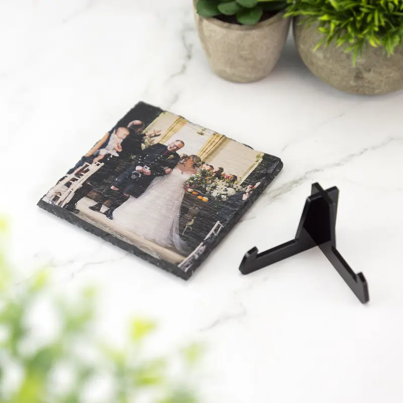 Personalised Photo Slate Printed Plaque With Custom Image & Stand 7