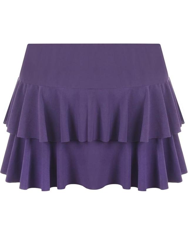 Ladies' RARA Mini Short Skirt - Multicolour Black & White Frill Skirt for Party and Club Wear - Underwear, Womenswear 5
