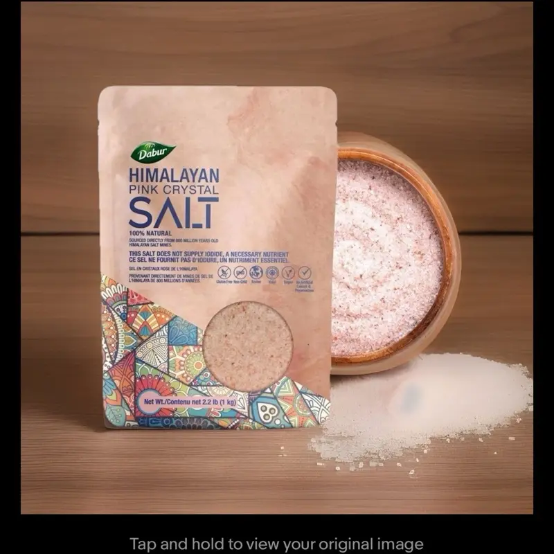 Dabur Himalayan Pink Crystal Salt - Natural Goodness of Pink Himalayan Salt Flavor Savory