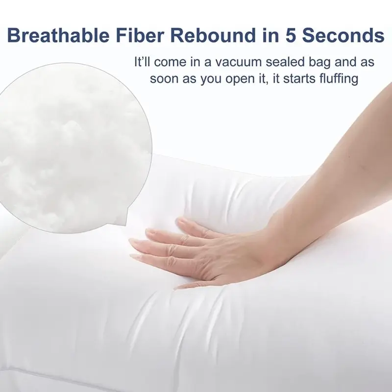 Adam Home Soft Support Hotel Quality Pillows Pack of 1 Cotton Breatherble Ultra Plush UK hollow fibre 0