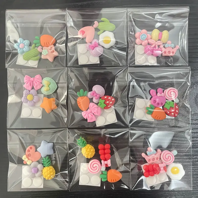 (Giveaway) 3D sticker DIY mobile phone sticker thermos cup cup sticker Plastic cup sticker 3D doll resin fastening 2