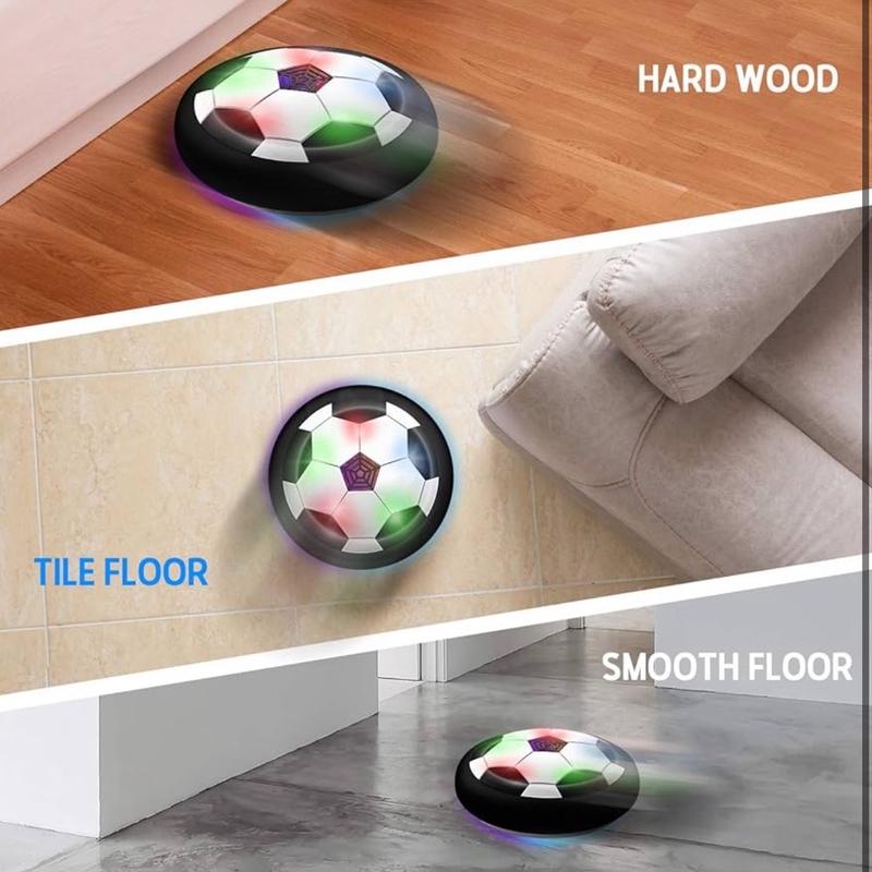 LED Hover Soccer Ball - Air Power Training Ball Playing Football Indoor Outdoor Game for Kids - Birthday Gifts for Boys Age 3-12 3