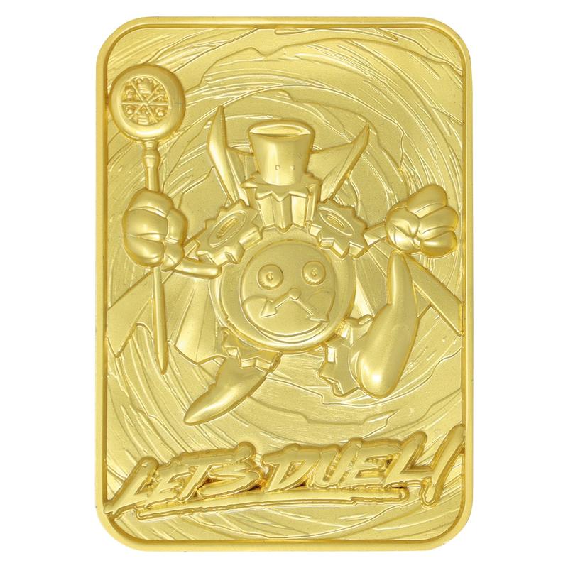 Yu-Gi-Oh! Limited Edition 24k Gold Plated Time Wizard Metal Card 1