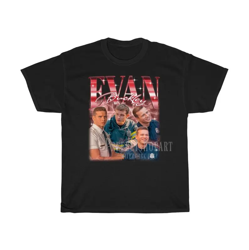 Evan Buckley Retro Shirt, Nine Eleven Shirt, Series Retro Shirt, Evan Buckley 90's Vintage Homage Shirt, Evan Buckley Gift for fan
