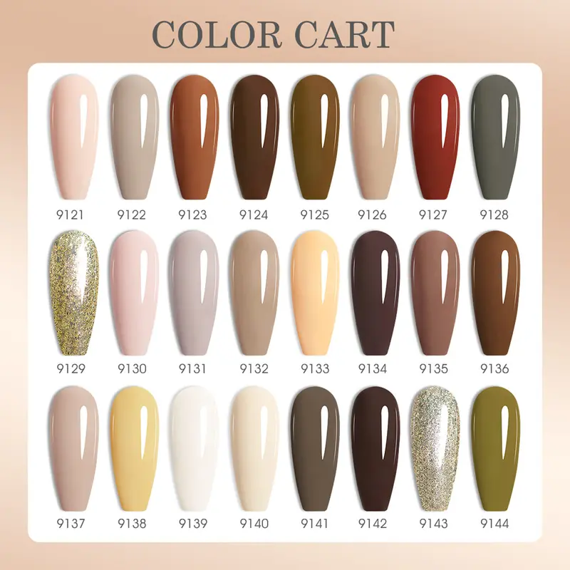 CANNI Hema Free 9ml Nail Gel Polish Soak Off LED Colours Long-lasting Top Coat Base Coat - Shades 9073 - 9144 Luxury Nail Art 6
