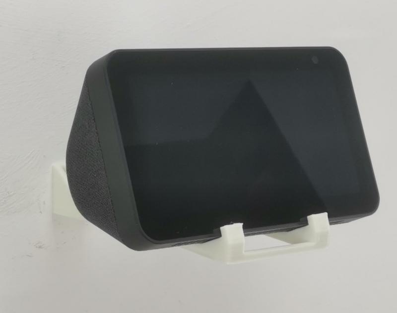 Echo Show 5 Wall Mount Wall Bracket Stand : White (Angled Or Upright) 0