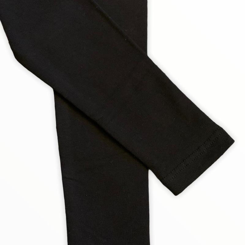 Children Leggings, Premium quality viral cotton elastic soft stretchable plain girls leggings black and navy colour Comfort Fabric Breathable Comfortable Fit Lightweight School Formal Basic Elegant Essential Bottom Style 3