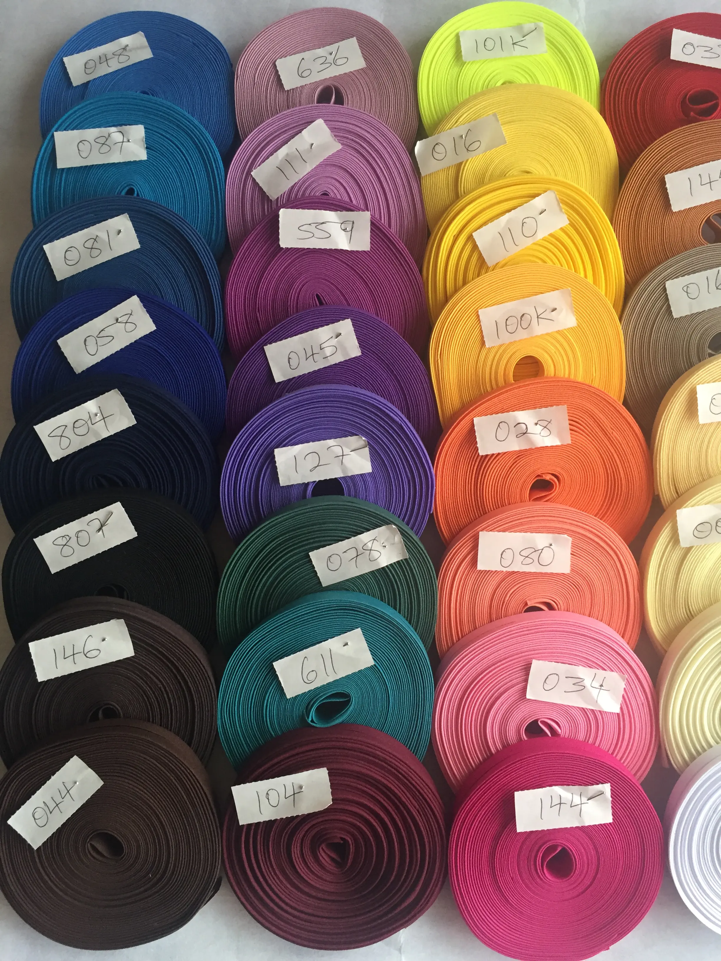 FULL ROLL Lovely Bias Binding 13mm Wide Double Folded 8 metres Tape Trim Trimmings Different Colours To Choose From