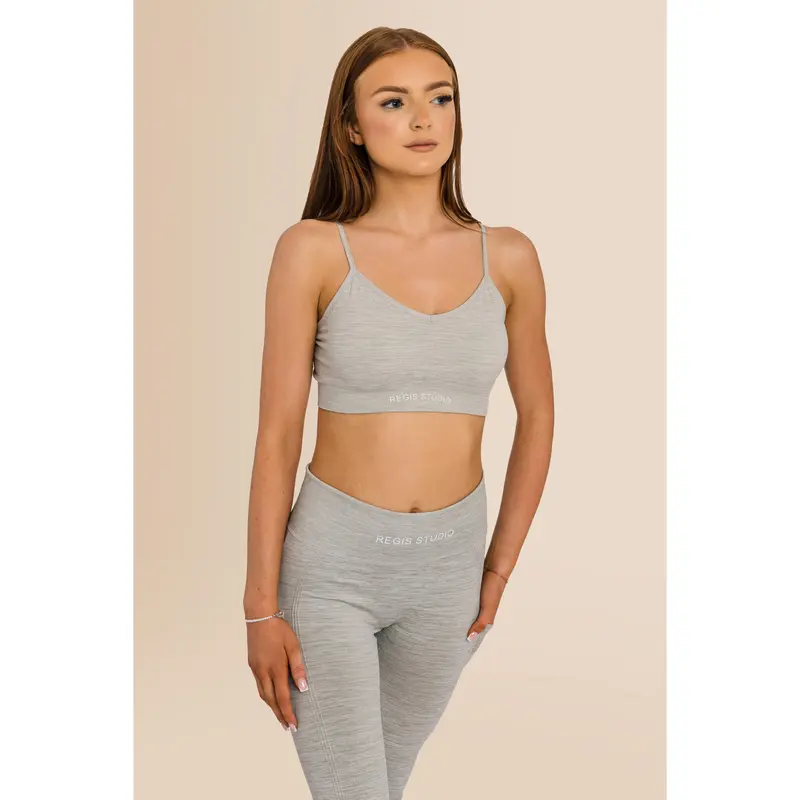 Women's Recycled - Multi-Sport Flex Bra - Grey Comfort Fit Comfortable Adjustable 3