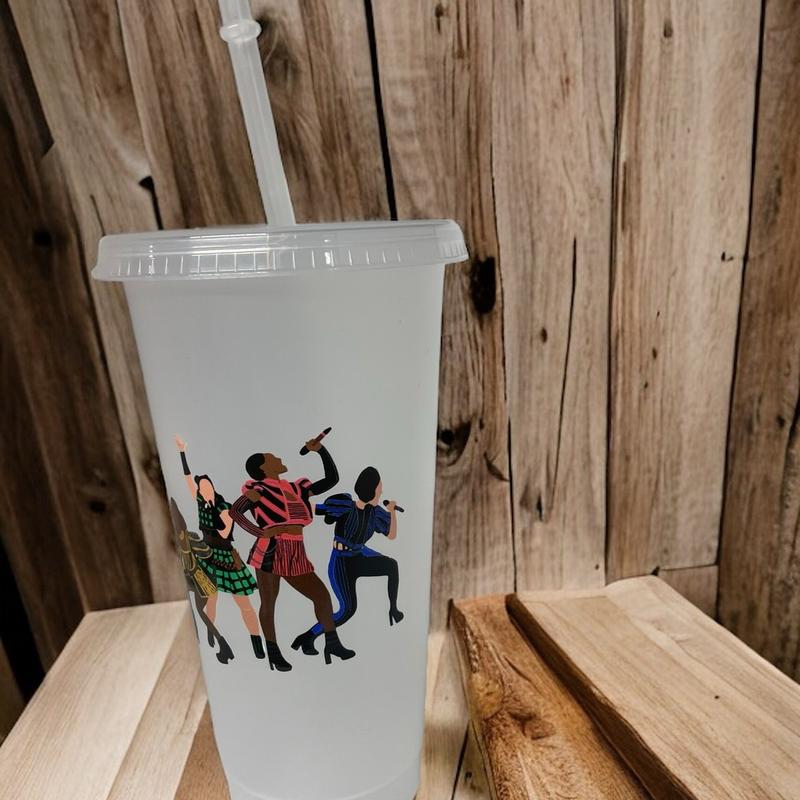 SIX the musical, SIX Queens cold cup, SIX, tumbler lid & Straw 2