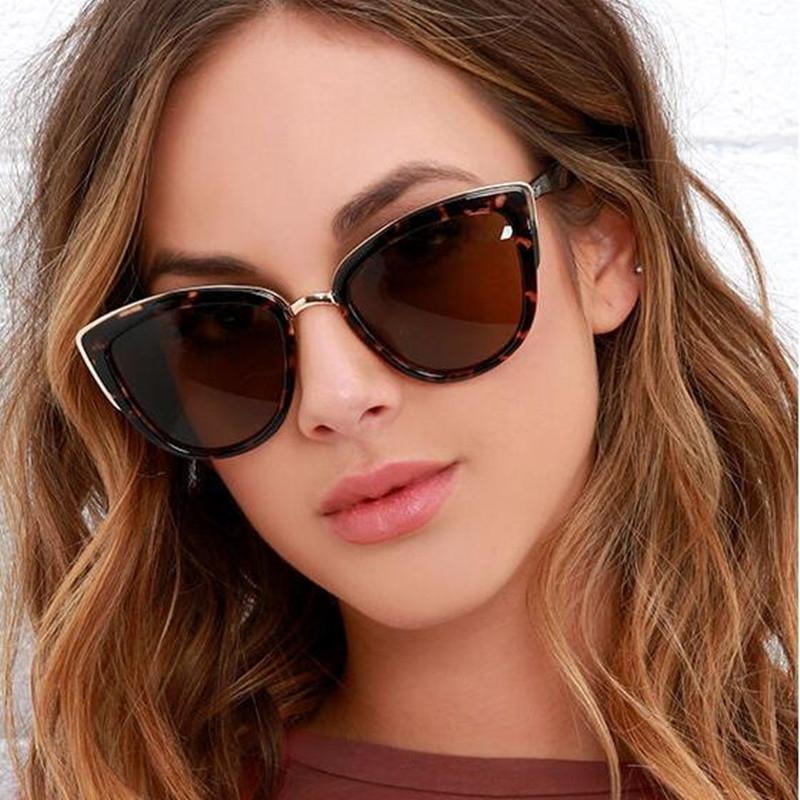Female Luxury Brand Retro Cat Eye UV400 Gradient Sunglasses for Women 1