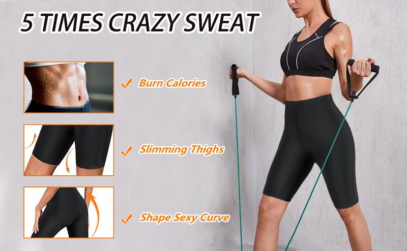 Product Introduction of Women Sauna Sweating Pants Hot Gym Exercise Leggings High Waist Thermo Weight Loss Workout Running Slimming Compression Pants 77