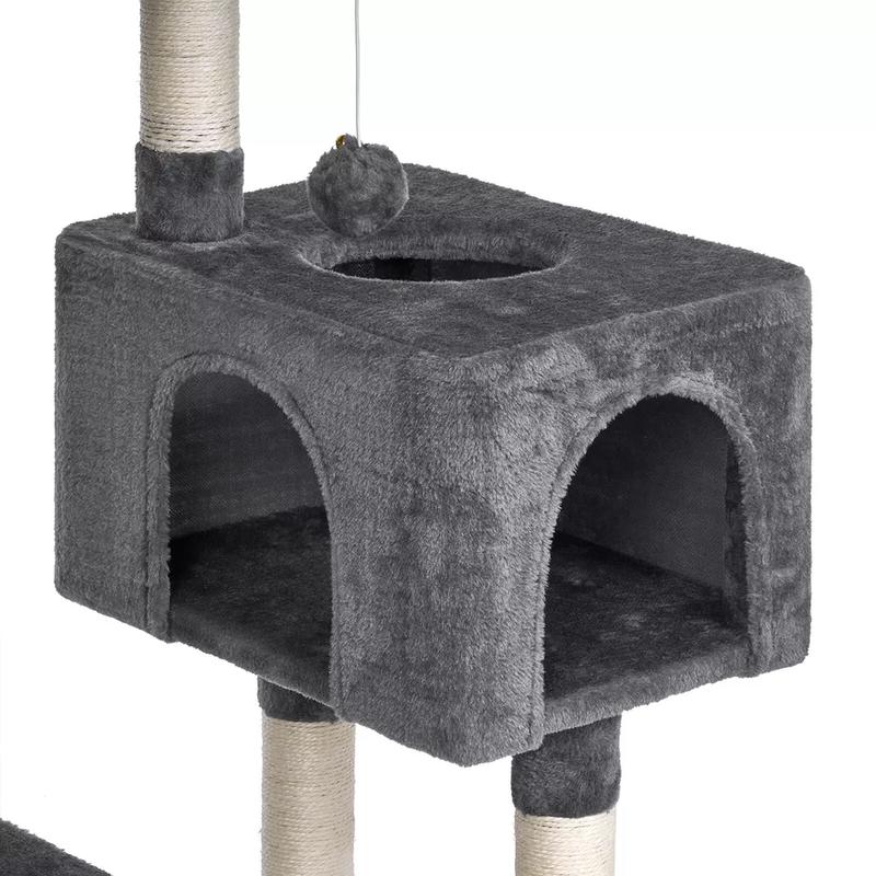 Cat Scratching Post Large Cat Tree Tower Kitten Condo Activity Centre Climbing dog  bed  car 4