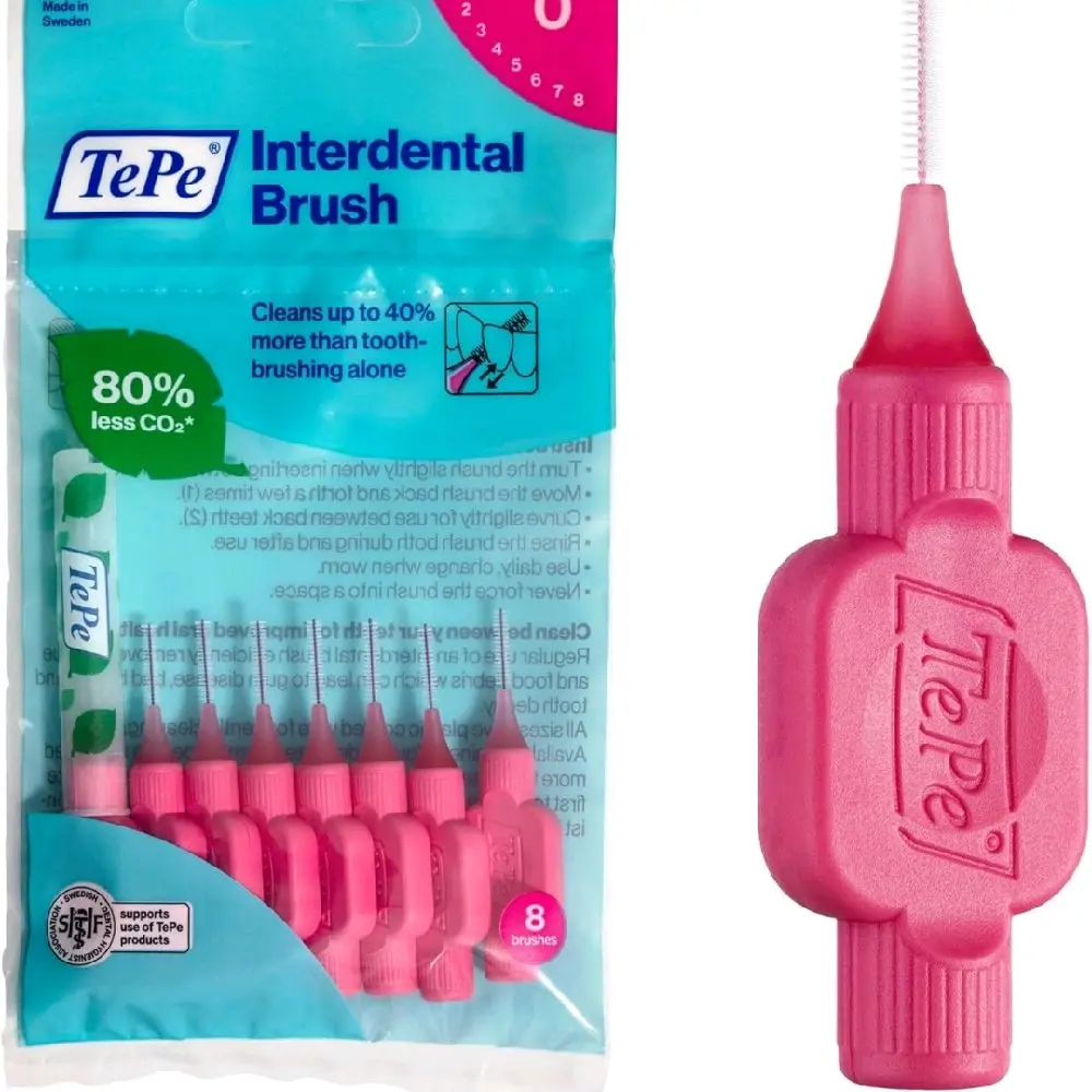 TePe 0.4 mm Size 0 Original Interdental Brush - Pack of 5
