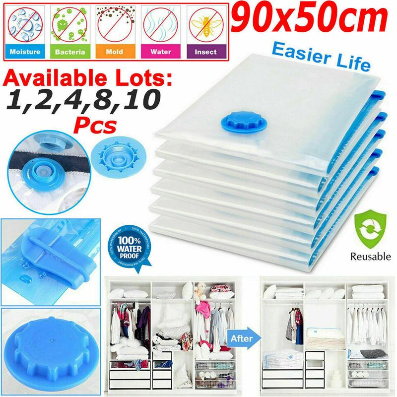 STRONG VACUUM STORAGE SPACE SAVING BAGS VAC BAG SPACE SAVER VACCUM VACUM BAG 2