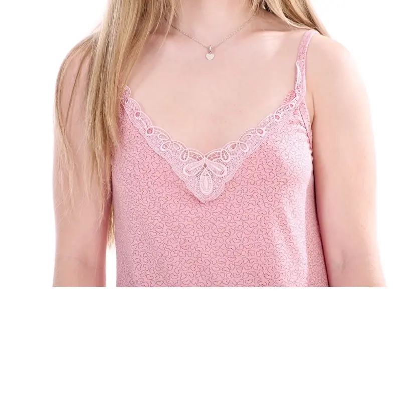 BELLEZZA BABE Ladies' Night Dress, Sleeveless V Neck Sleepwear Nightgown 6