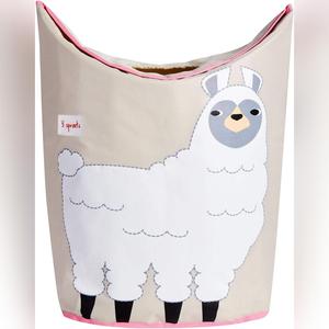 3 Sprouts Laundry Hamper Bin - Llama Organiser