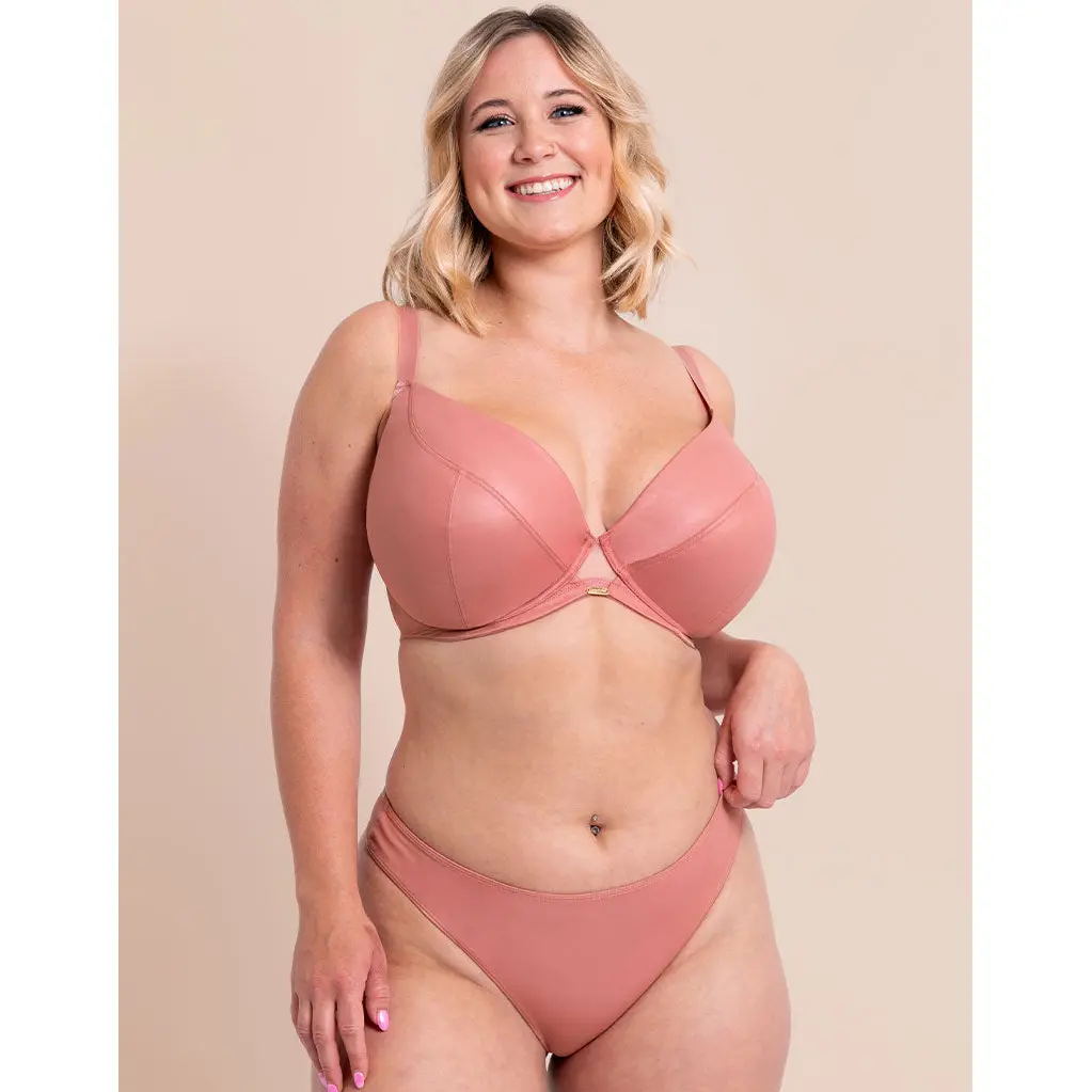 Curvy Kate Lush Full Plunge Bra Rose Shimmer