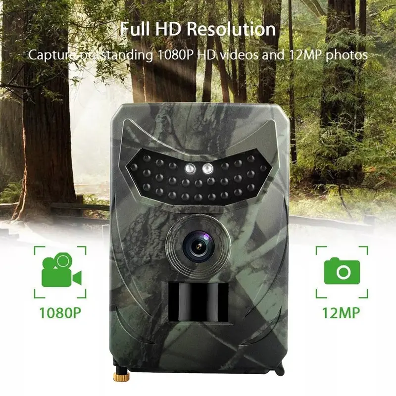 Trail Wildlife Camera 36MP 1080P HD Trap Game Hunting Cam PIR HD Night Vision UK 6