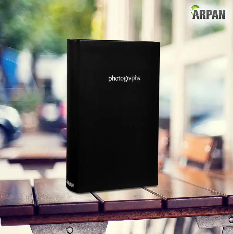 Arpan Large Memo Slip In Photo Album 300 6x4 Photos - Black/Blue/Pink/Purple 2