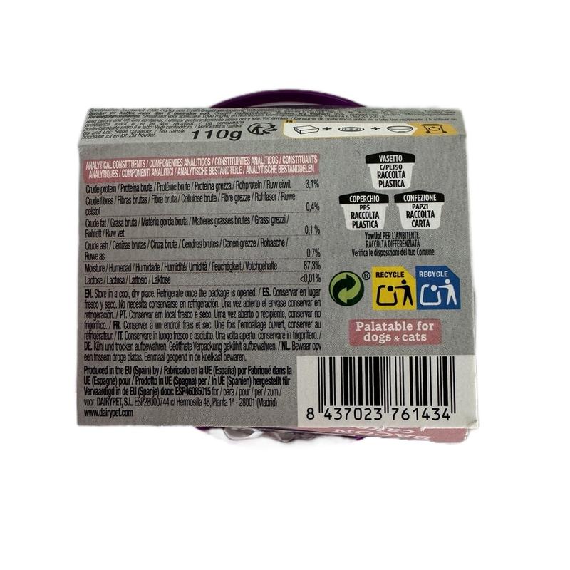 Yowup Frozen Yogurt Bacon Cake 110g Dog Treat Lactose Free 2