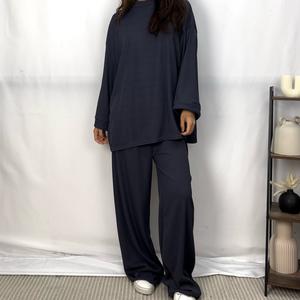 Rib relaxed co ord-FBS 66 Womenswear Comfort
