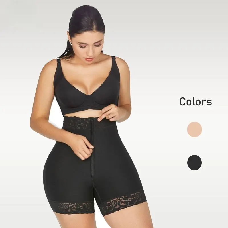 Butt Lifter Shapewear Tummy Control Shorts For Women Waist Cincher With Hook Zipper Closure Body Shaper Wear Breathable Womenswear Underwear Compression 0