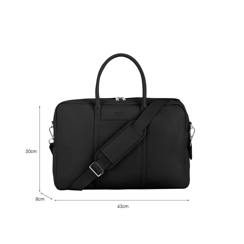 Product Introduction of Custom Soft Leather Laptop Computer Shoulder Zipper Business Computer Briefcase Men's Handbag 0