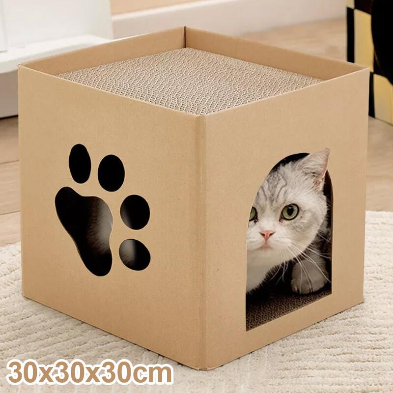 Product Introduction of ⭐[Delivery In 2-3 Days]⭐Pet Cat Nest Scratching Pad Play House Bed Cardboard Corrugated Scratcher Box UK 15