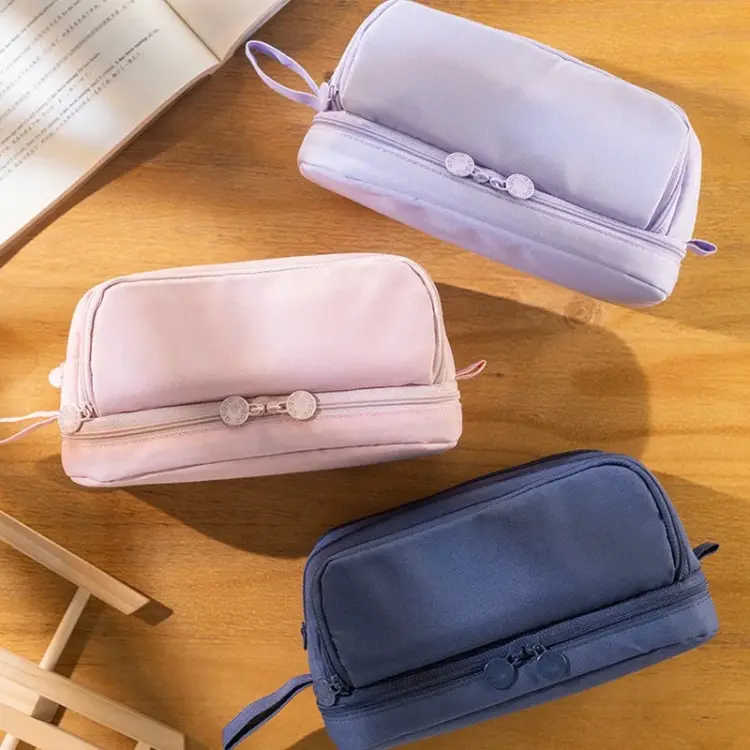 Large Capacity Kawaii Pencil Case - Aesthetic Pencil Pouch for School, Gift Supp 2