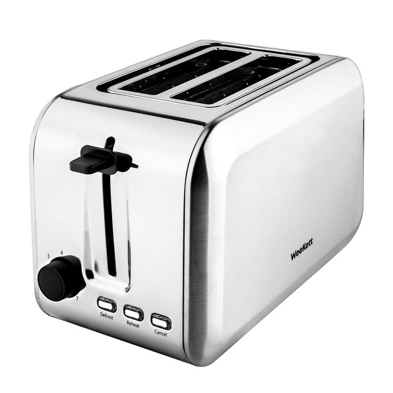 2 Slice Toaster - Toaster 2 Slice with Variable Browning Control - Stainless Steel Toaster with Wide Slots for Thick Bread Slices & Bagels - Sleek & Compact Bread Toaster 6