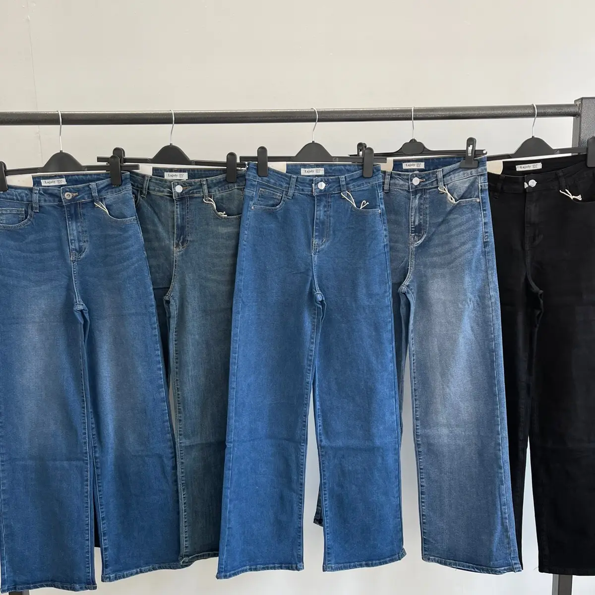 WIDE LEG - SUPER STRETCH - JEANS, Size XS to XL, Women's Bottoms, All Seasons Jeans, Women's Daily Jeans