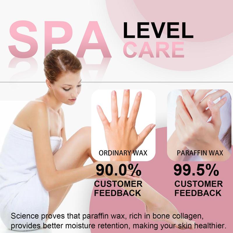 Paraffin Wax Machine 207 pcs for Hand and Feet - Paraffin Wax Bath 3500mL Paraffin Wax Warmer Moisturizing Kit Solid Wax Heater for Hair Removal and Moisturizing Hand Wax Kit with Brush 5