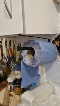 Product Review of Punch-free Paper Towel Holder, Hanging Space-saving Paper Towel Holder, Kitchen Utensil Hooks from s**2 0