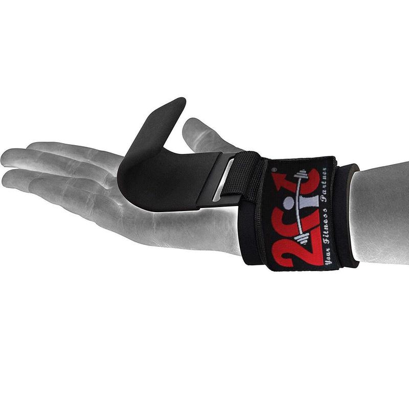 2Fit Your Fitness Partner - Weight Lifting Hooks with Wrist Straps - Non-Slip Neoprene Rubber Padded for Maximum Grip Support - Gloves and Wrist Support Bodybuilding Workout Training 5
