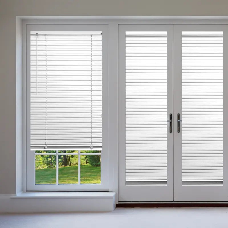 EV Dekor PVC Plain Window Blinds - Venation Style, 25mm Slats, Trim and Fit with Ease 7