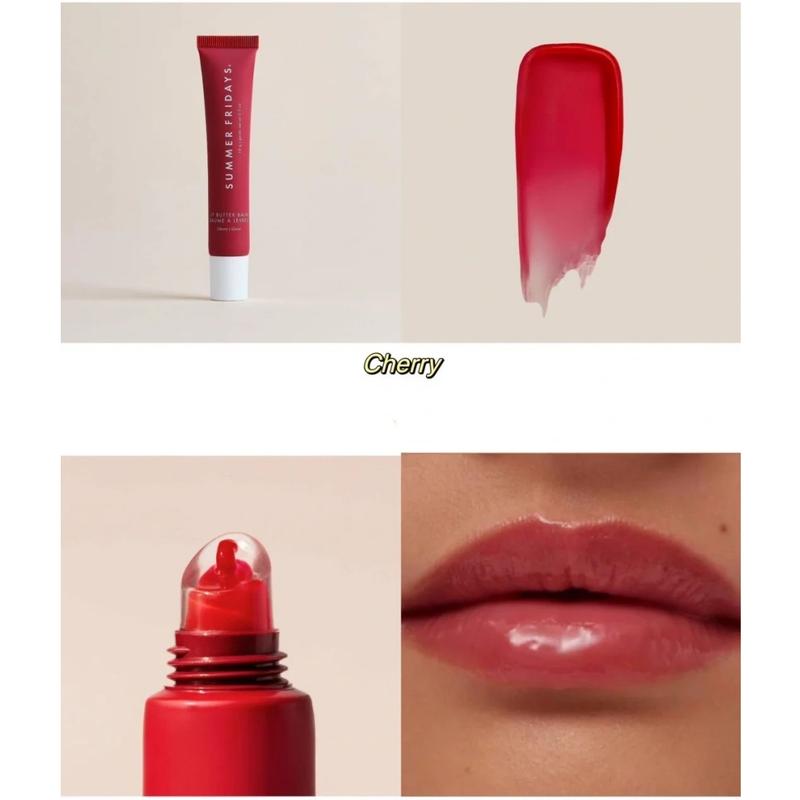 Product Introduction of Summer Fridays Vanilla Beige Lip Balm Mini Lip Gloss Set Moisturizing Transparent Smooth Soft Tube Mirror Lipstick Makeup Set Moisturizer Cosmetic 8