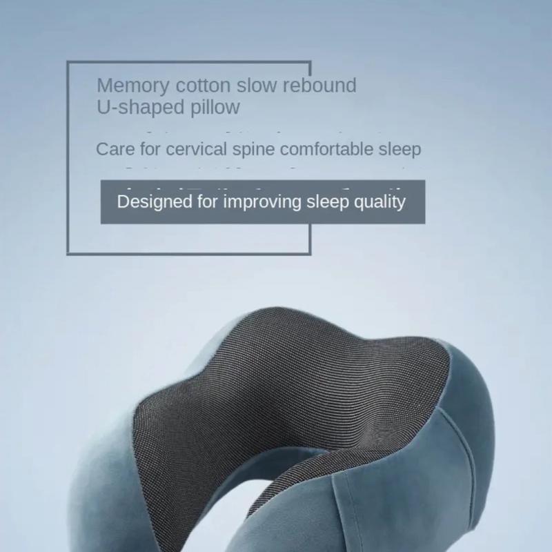 1pcCute U-shaped Pillow Airplane Travel Neck Pillow Office Nap Pillow Cervical Pillow Neck Protector Neck Protector Creative Gift U-shaped Pillow 7