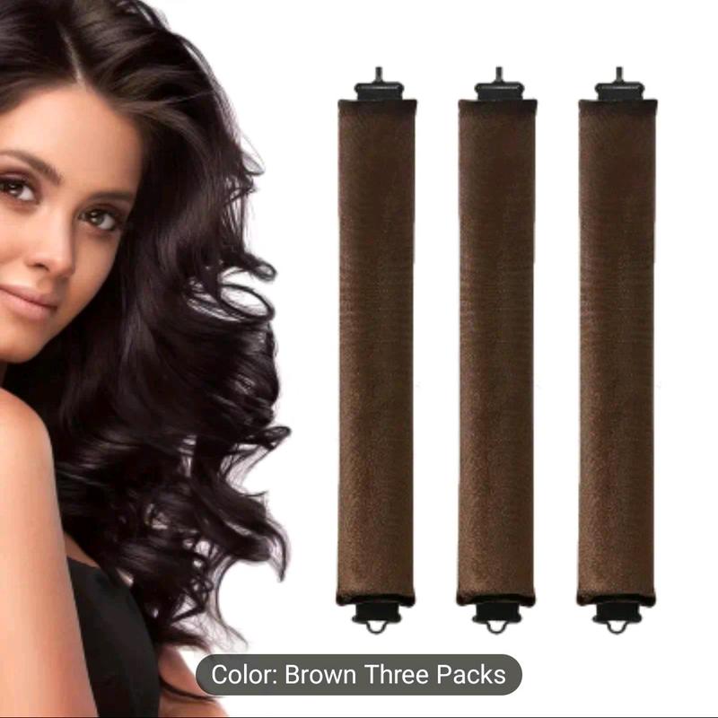 3Pcs Heatless Curlers, Hair Rollers for Long Hair, Hair tools for wavy hair curler styling, Overnight Heatless Hair Curlers, DIY Hair Styling Appliances 0