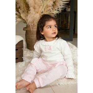 Mintini Heart Jacquard Top and Jogpant Kidswear