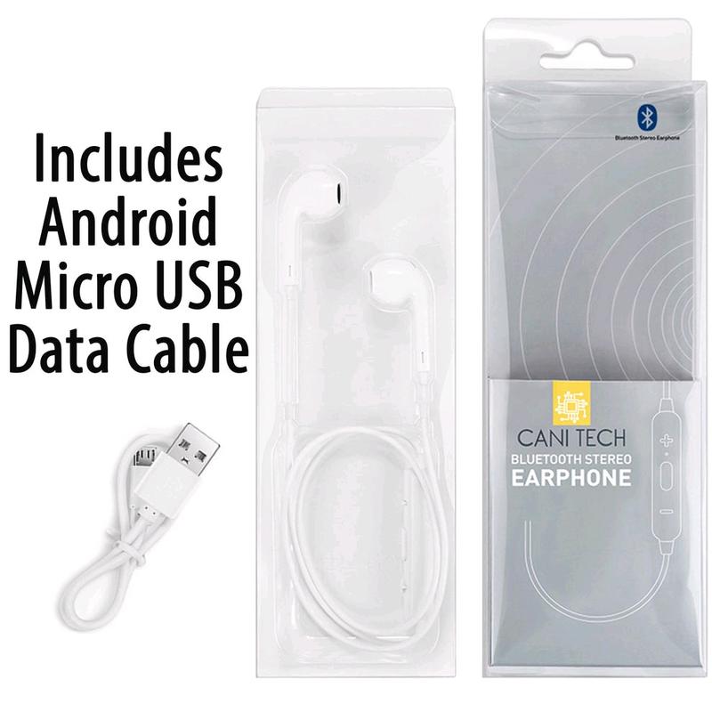 Wireless Bluetooth Earbuds with Inline Controls for Audio and Video Devices - Headphone 1