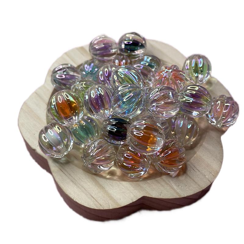 (A8) 5 pack of mixed pumpkin beads 0