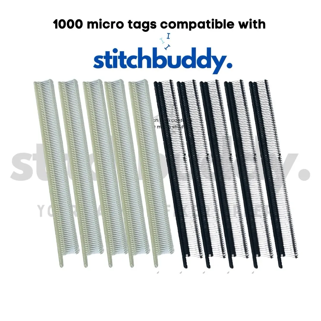 1000 x Micro Fasteners for StitchBuddy UK Kit- Fashion Repairs and Adjustments - stitchy machine