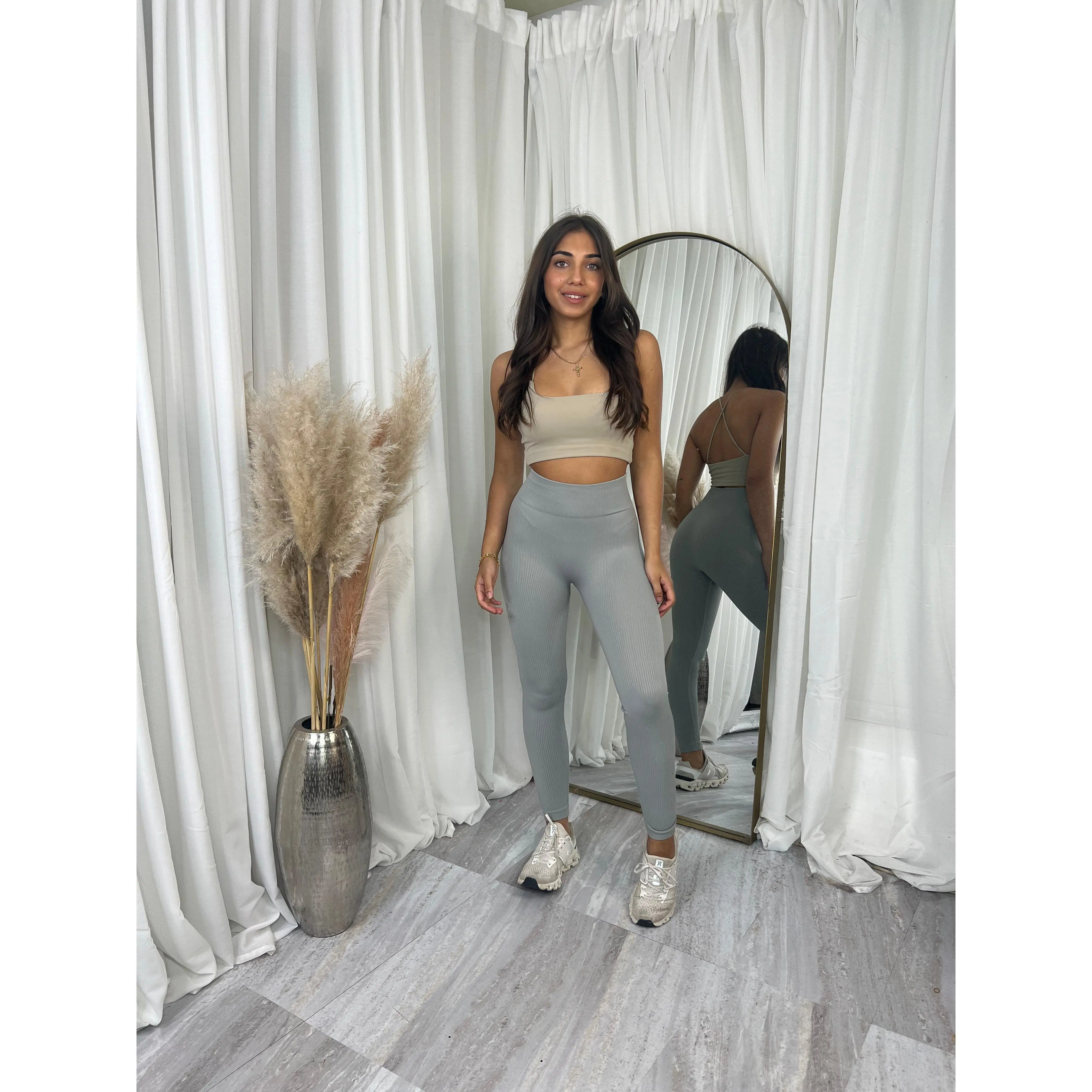 Piper thick ribbed leggings