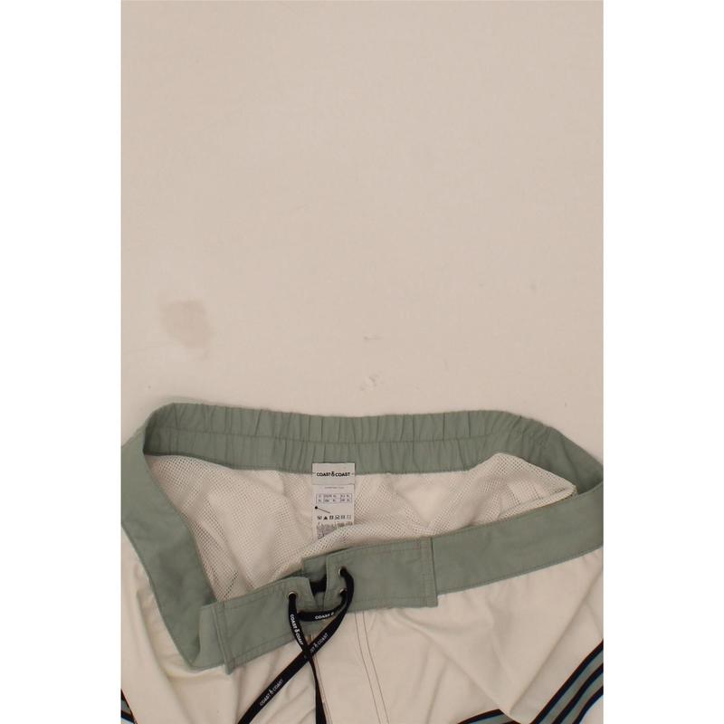 Pre-Owned Vintage COAST Mens Swimming Shorts XL  Green Striped Polyester 3