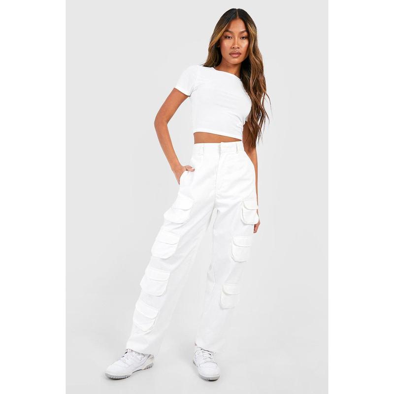 Slinky Basic Short Sleeve Crop Top 2